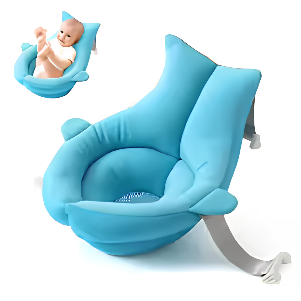 Design sem nome (29) Almofada de Banho para Bebê Recém-Nascido – Dobrável, Macia e Portátil - Imagem 2