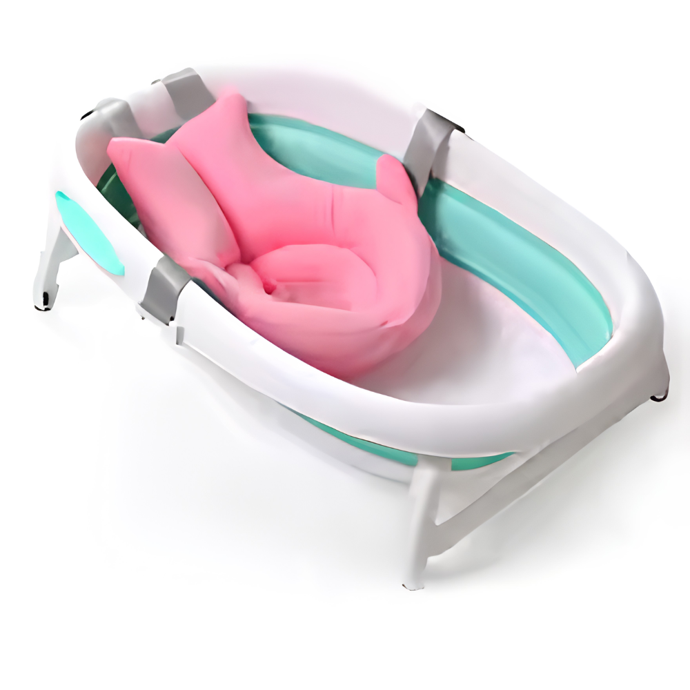 Design sem nome (31) Almofada de Banho para Bebê Recém-Nascido – Dobrável, Macia e Portátil - Imagem 4